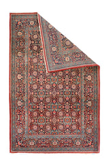 Antique Dabir Kashan Rug 4'4'' x 6'10''