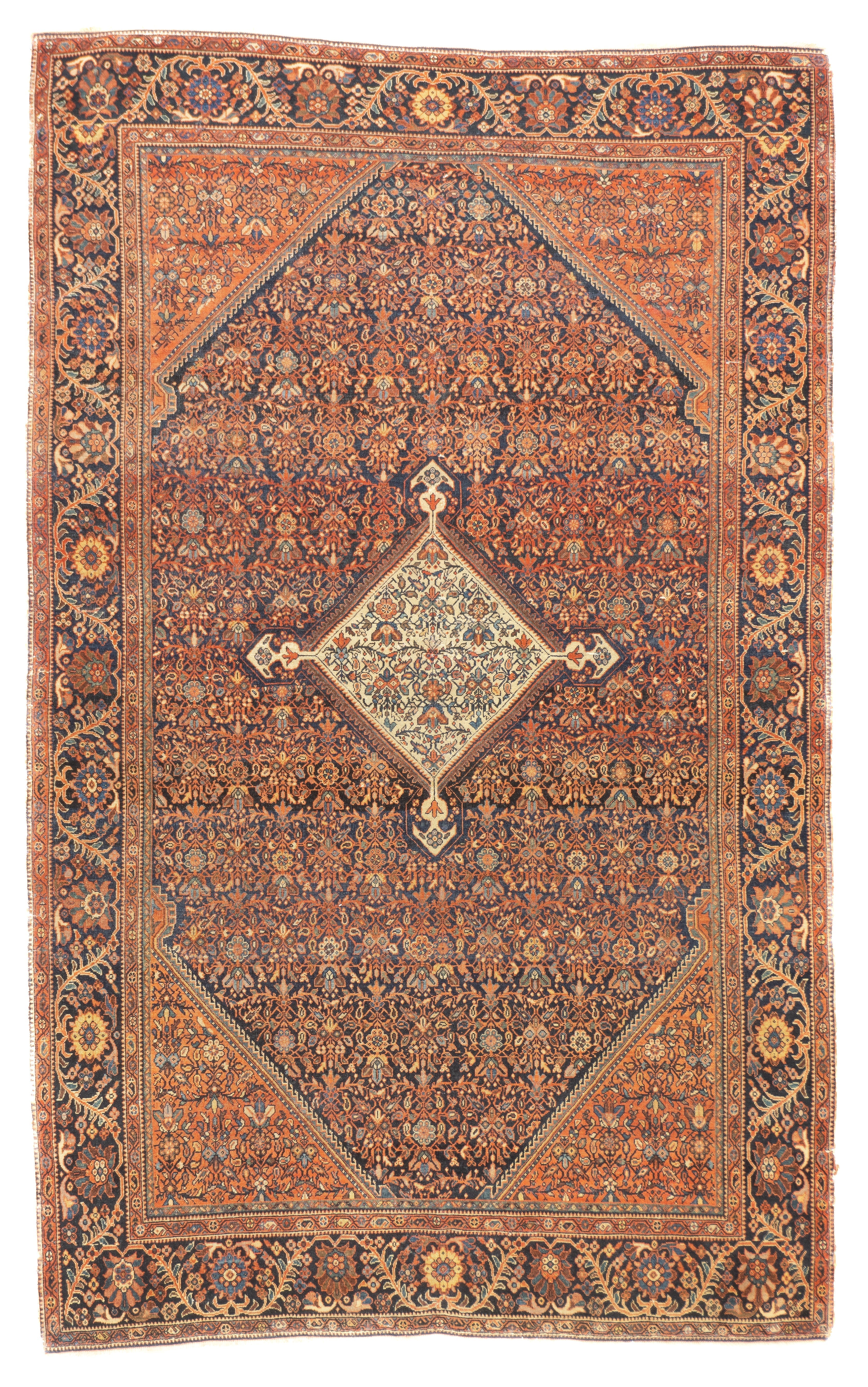 Antique Farahan Sarouk 4'1'' x 6'8''