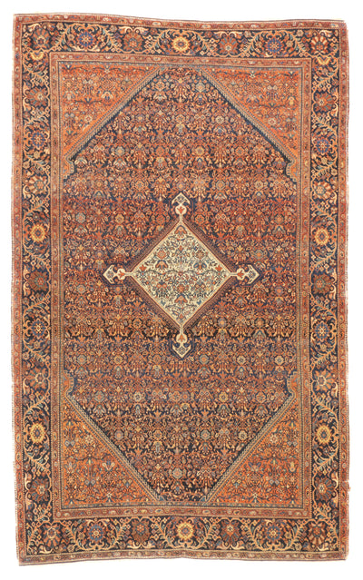 Antique Farahan Sarouk 4'1'' x 6'8''