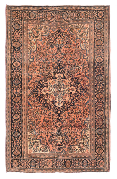 Antique Sarouk Rug 4'1'' x 6'6''