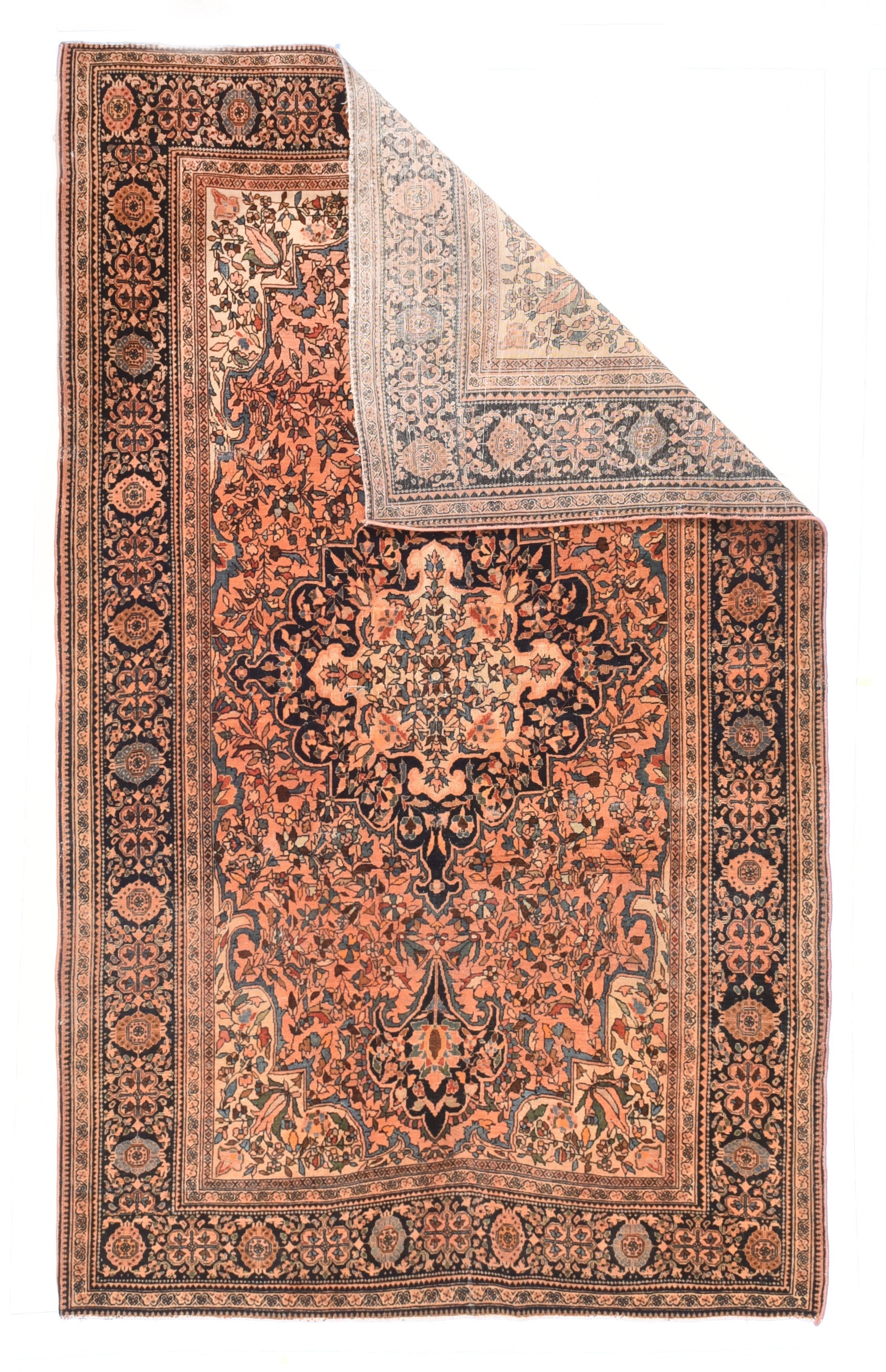 Antique Sarouk Rug 4'1'' x 6'6''