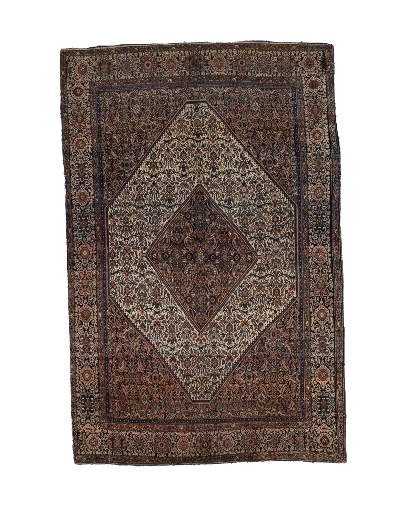 Antique Farahan Sarouk Rug 4' 3" x 6' 5"