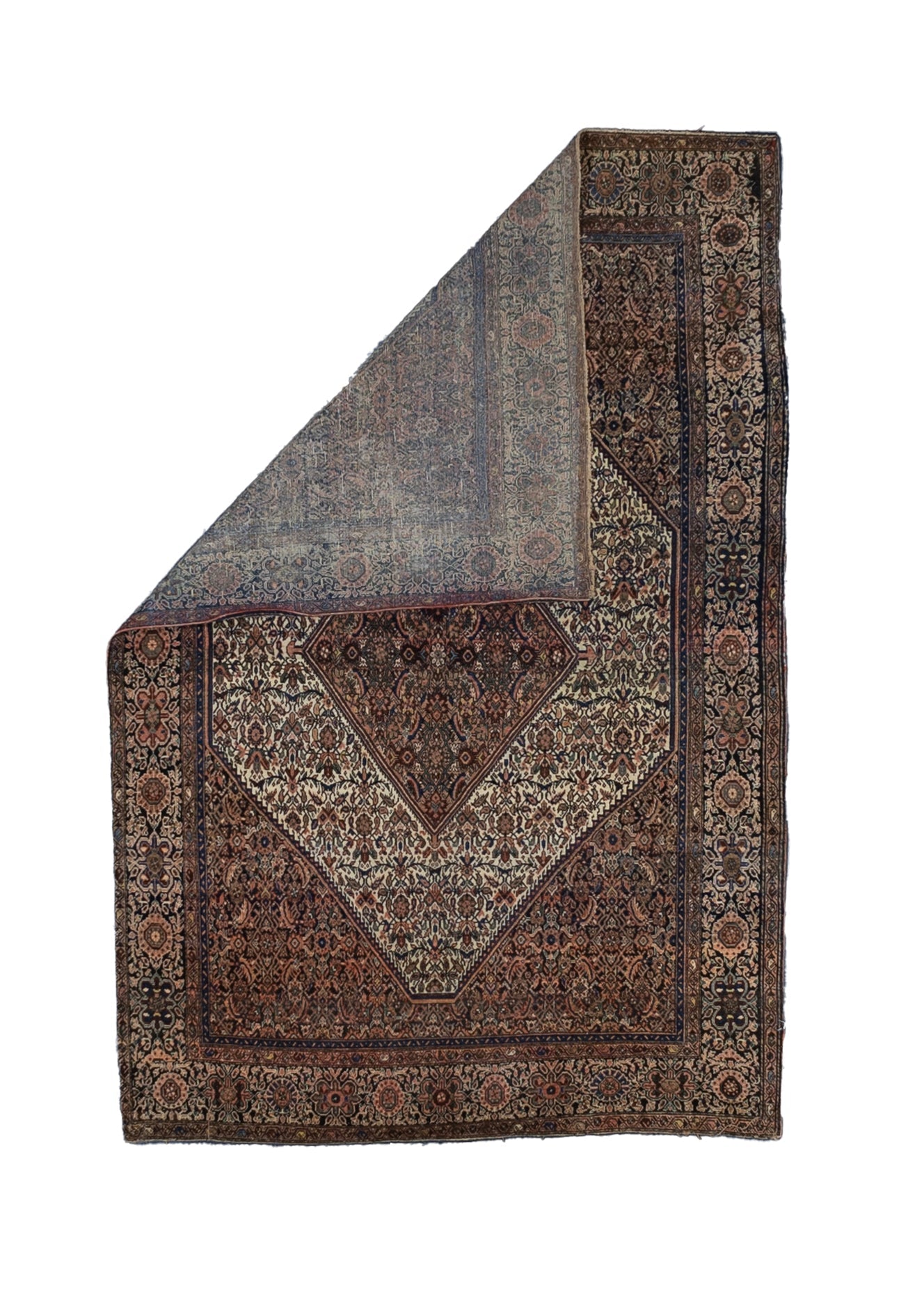 Antique Farahan Sarouk Rug 4' 3" x 6' 5"