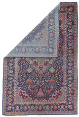 Antique Dabir Kashan Rug 4'4'' x 6'8''