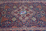 Antique Dabir Kashan Rug 4'4'' x 6'8''