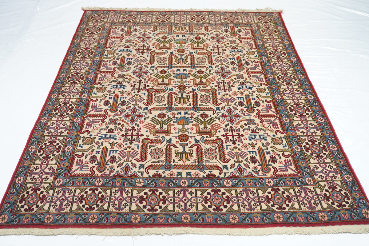 Vintage Fine  Tehran Rug 4'4'' x 6'8''