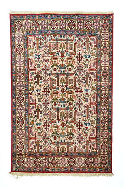 Vintage Fine  Tehran Rug 4'4'' x 6'8''