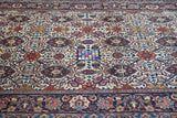 Antique  Dabir Kashan Rug 4'4'' x 6'10''