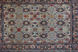 Antique  Dabir Kashan Rug 4'4'' x 6'10''