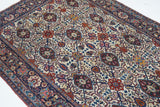 Antique  Dabir Kashan Rug 4'4'' x 6'10''