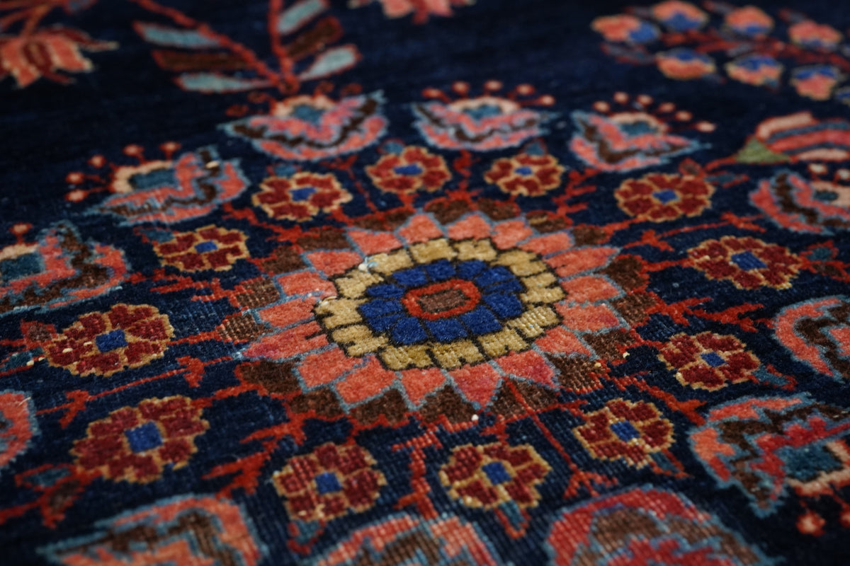 Antique Mohajeran Sarouk Rug 4'4'' x 6'4''