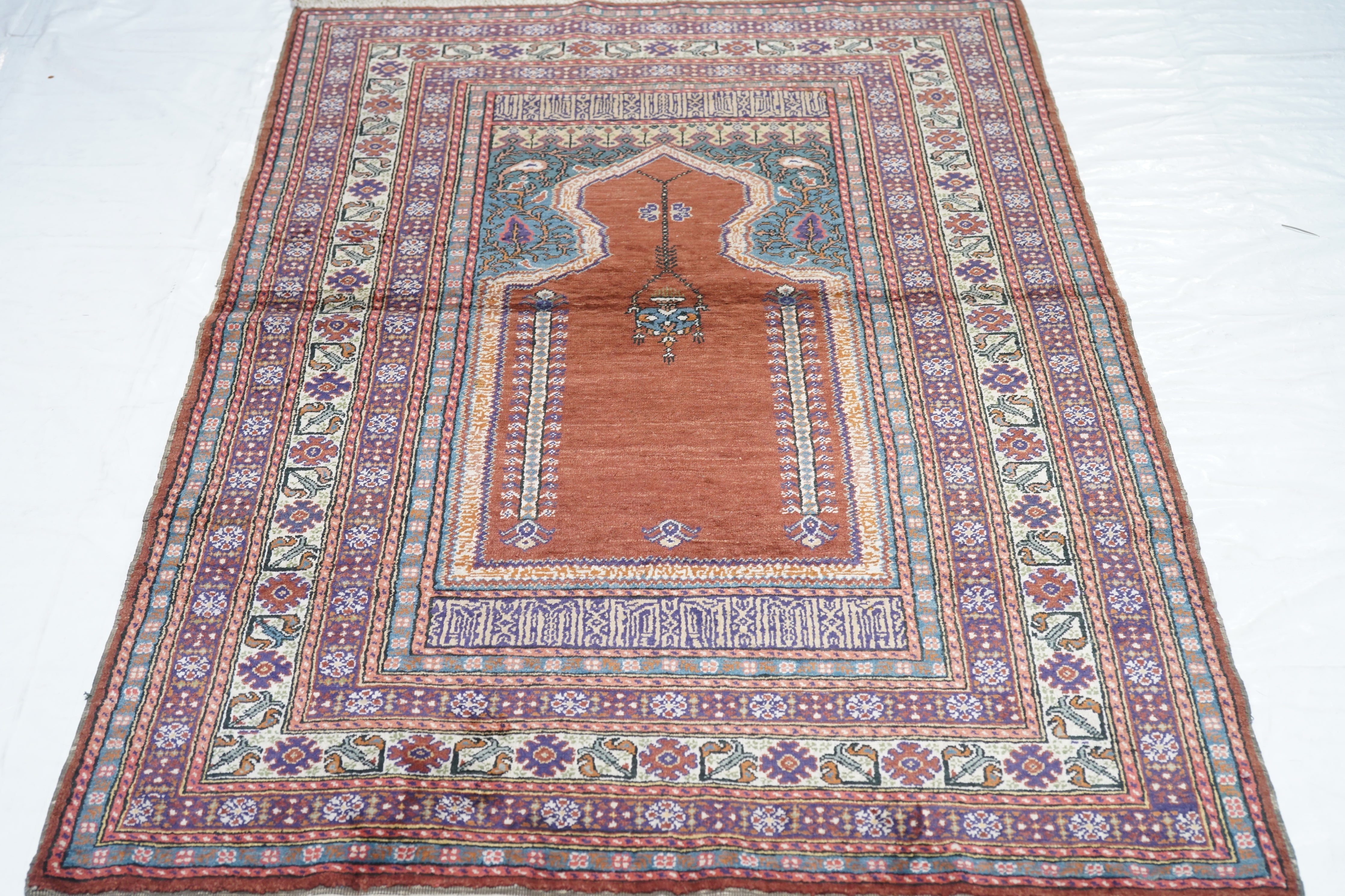 Vintage Turkish Rug 3'10'' x 5'9''