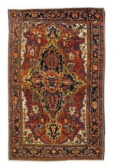 Antique  Farahan Sarouk Rug 4'6'' x 7'0''