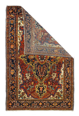 Antique  Farahan Sarouk Rug 4'6'' x 7'0''