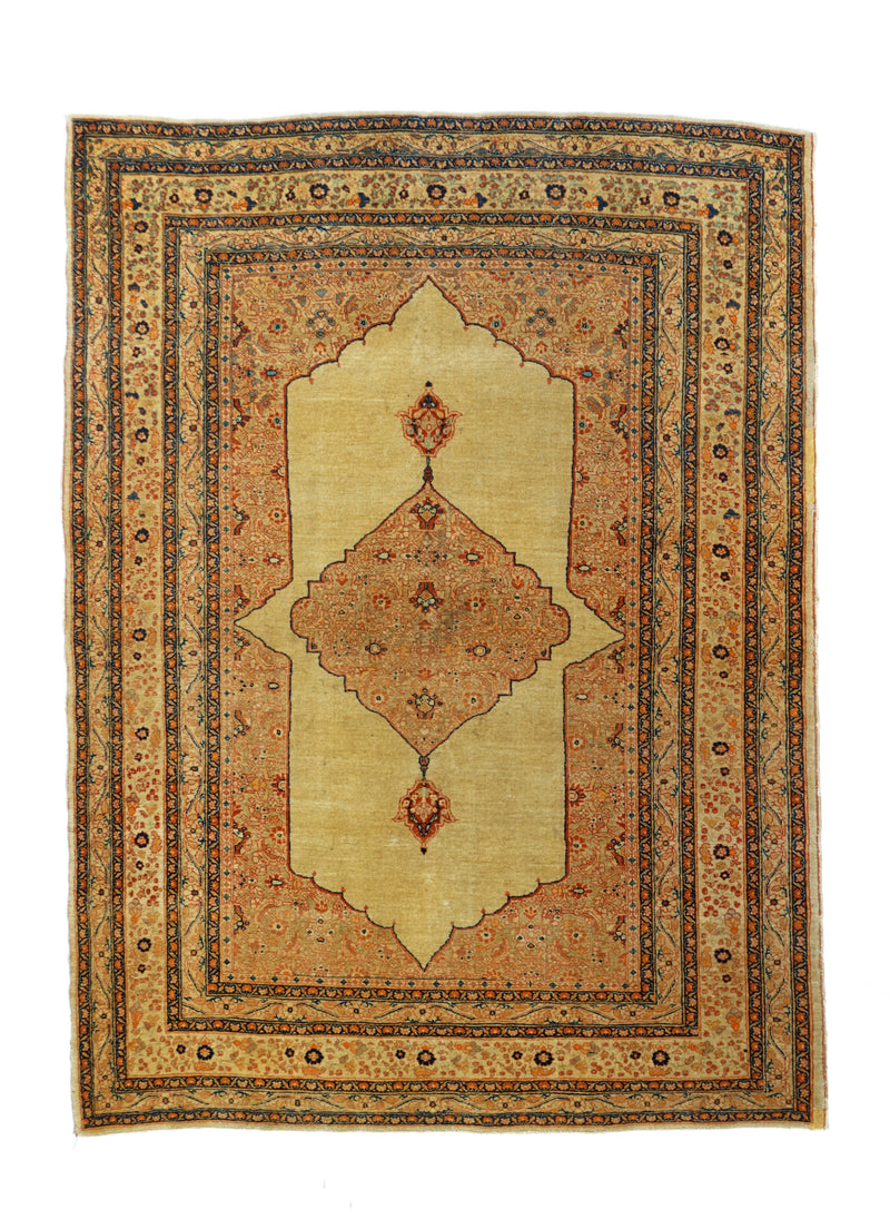 Antique Haji Jalili Tabriz Rug 4'2'' x 7'0