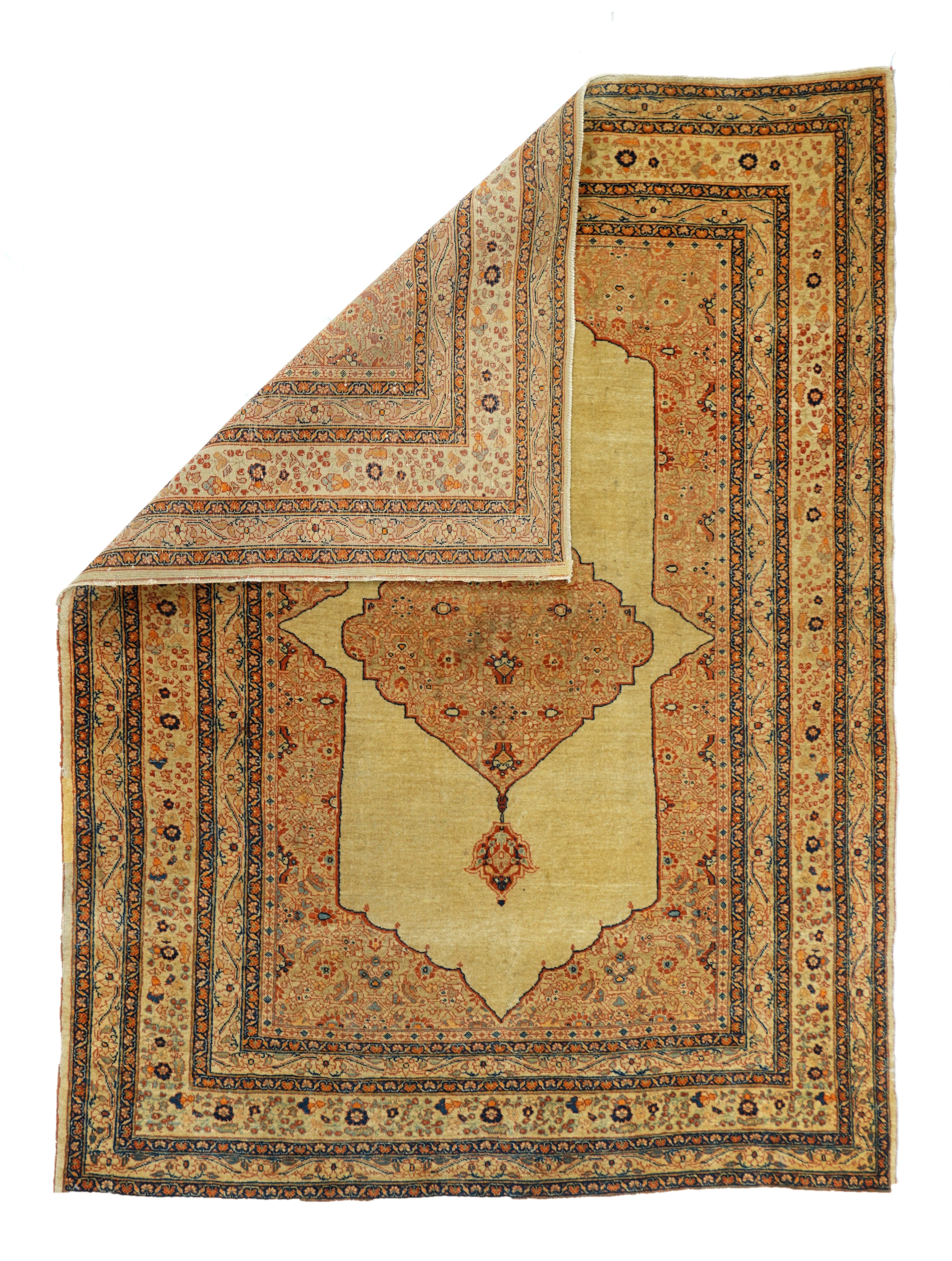 Antique Haji Jalili Tabriz Rug 4'2'' x 7'0"