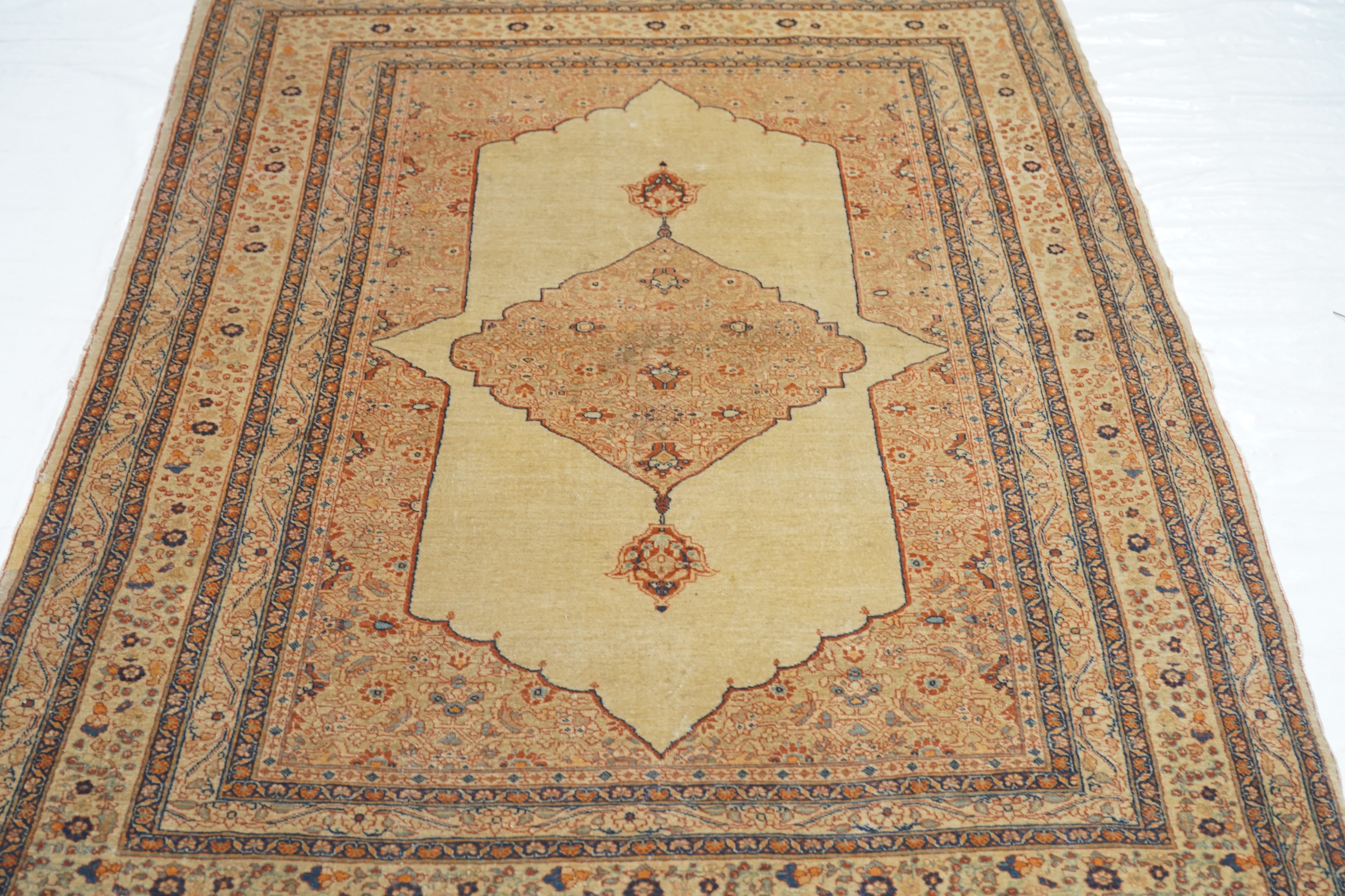 Antique Haji Jalili Tabriz Rug 4'2'' x 7'0"
