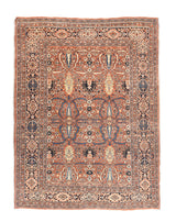 Antique Tabriz Haji Jalili Rug 4'6'' x 5'10''