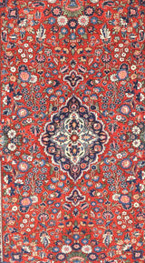 Antique Kashan Rug 4'4'' x 6'10''