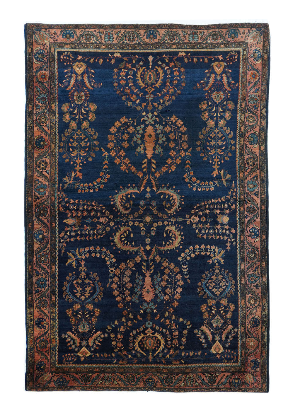 Antique Mohajeran Sarouk Rug 4'1'' x 6'4''