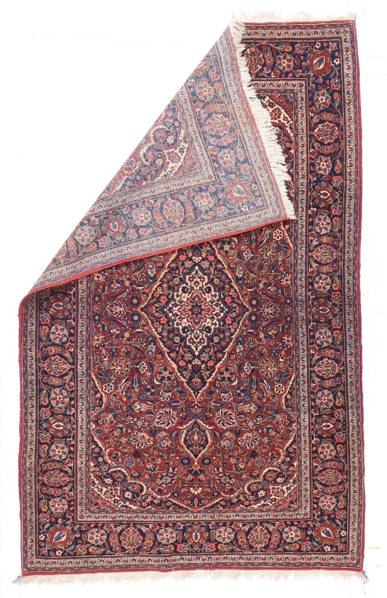 Antique Kashan Rug 4'4'' x 7'2''