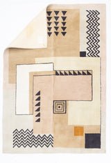 Fine Mid Century French Rug Da Silva Design 5'11'' x 8'6''