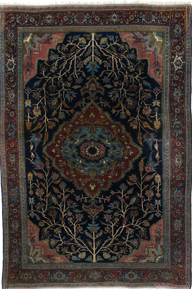Antique Bidjar Halvaie Rug 5'2'' x 7'0''