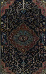 Antique Bidjar Halvaie Rug 5'2'' x 7'0''