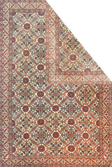 Extremely Fine Antique Tehran Wool Rug 7'3'' x 10'0''
