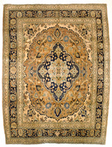 Vintage Mashad Rug 9' 3" x 12' 2''