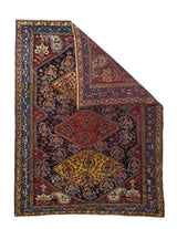 Antique Qashqai Rug 5'1" x 7' 1"