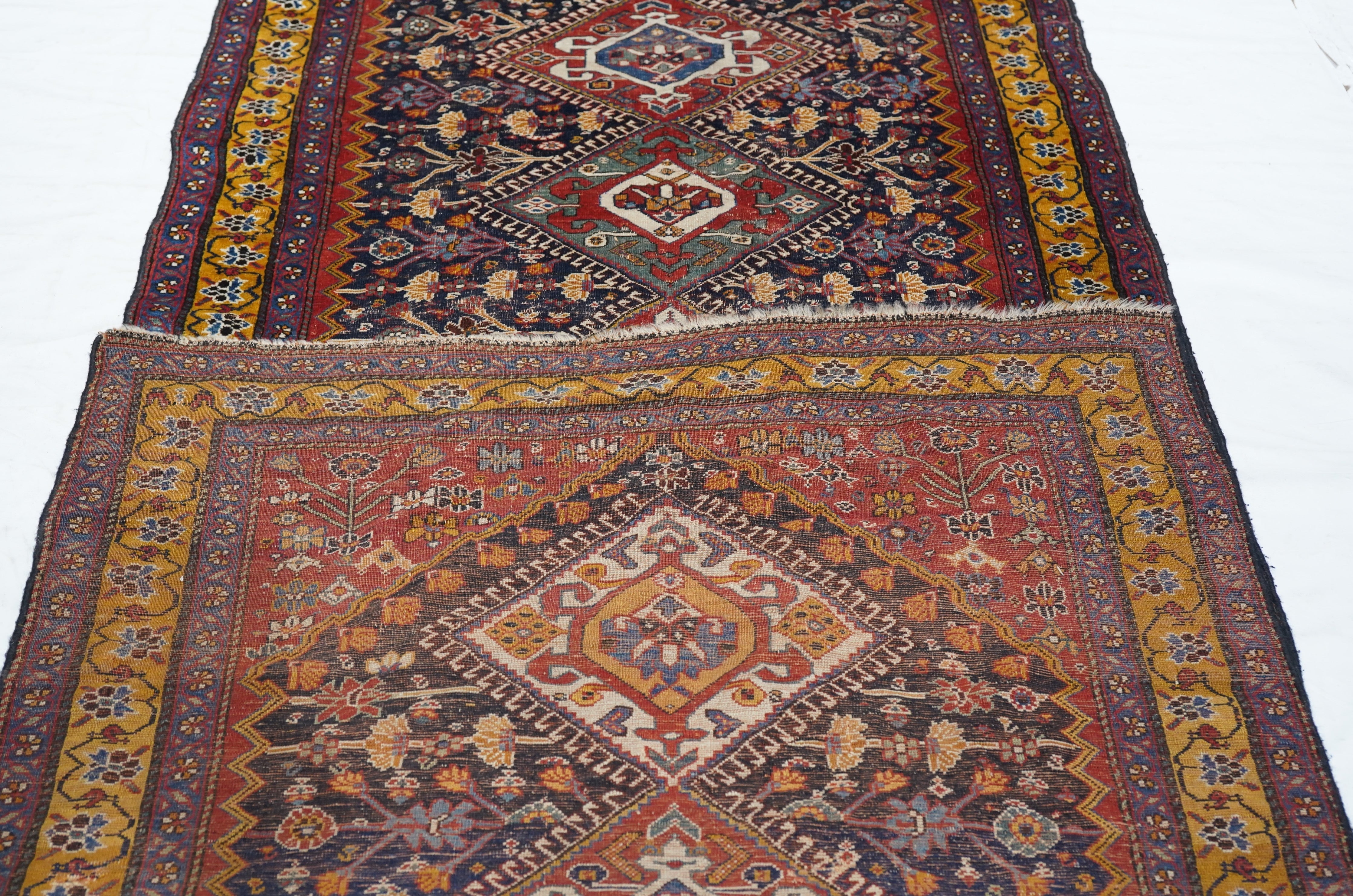Antique Qashkai Runner 3'9'' x 11'8''