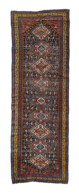 Antique Qashkai Rug 3'9'' x 11'8''