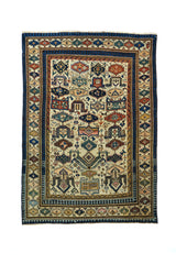 Antique Caucasian Zeikor Rug 4'0" x 5'5''