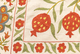 Antique Suzani Rug 6'2" x 7'11