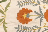 Antique Suzani Rug 6'2" x 7'11