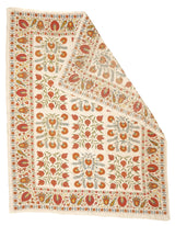 Antique Suzani Rug 6'2" x 7'11