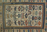 Antique Caucasian Zeikor Rug 4'0" x 5'5''