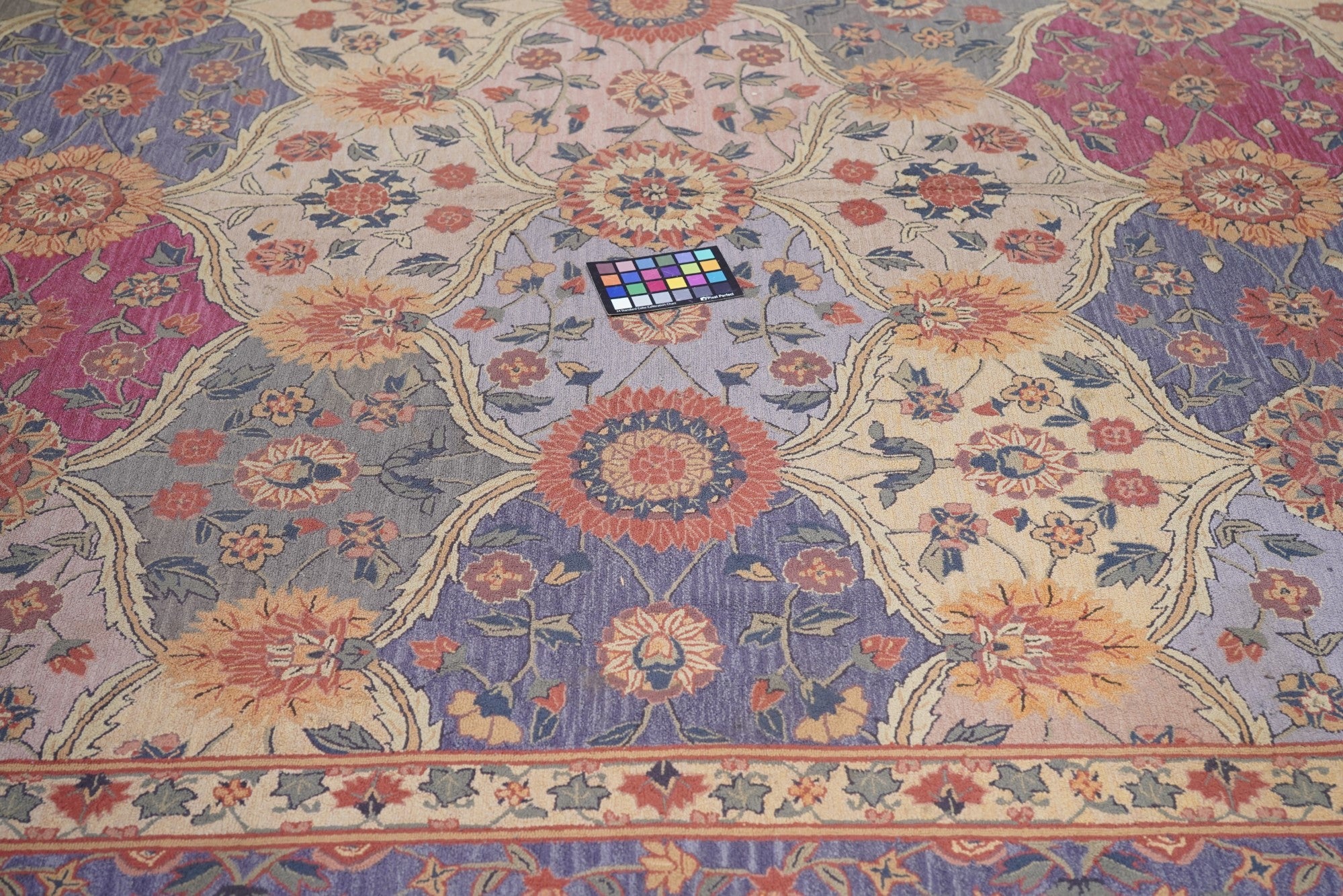 Vintage European Hook Rug 8'6'' x 11'4''
