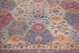 Vintage European Hook Rug 8'6'' x 11'4''