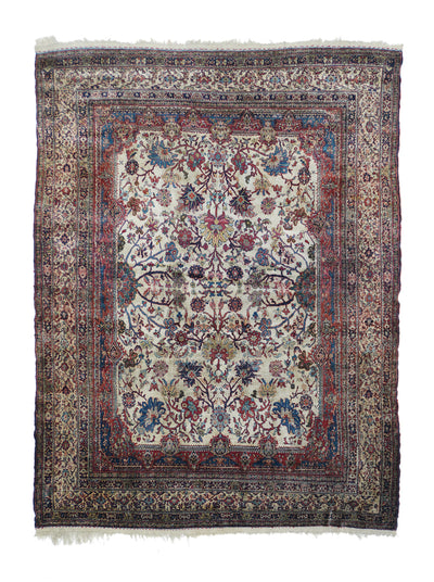 Antique Silk Rare  Senneh Rug 4'9'' x 6'4''