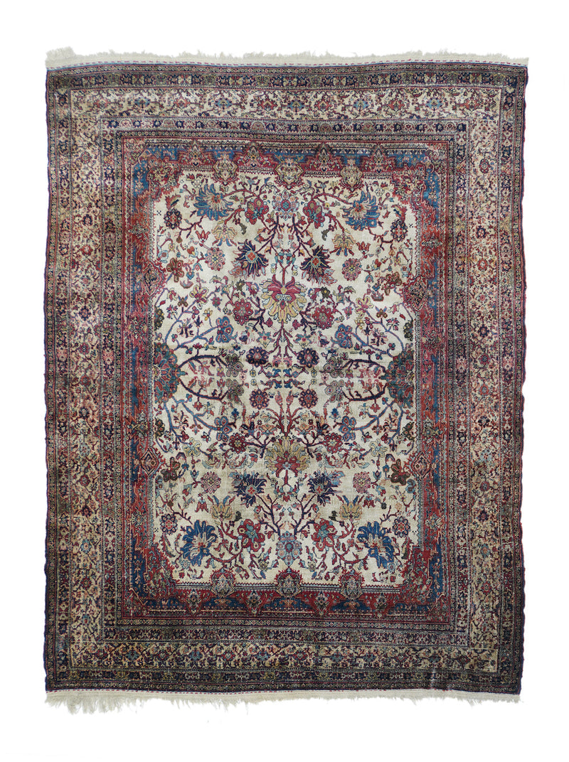 Antique Silk Rare  Senneh Rug 4'9'' x 6'4''