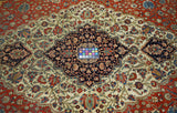 Antique Mohtasham Kashan Rug 9'0" x 12'6''