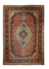 Antique Kashan Rug 9' x 12'6''