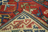 Antique Kuba Rug 3'1'' x 3'10''