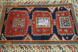 Antique Caucasian Shirvan Rug 3'5" x 4'7"