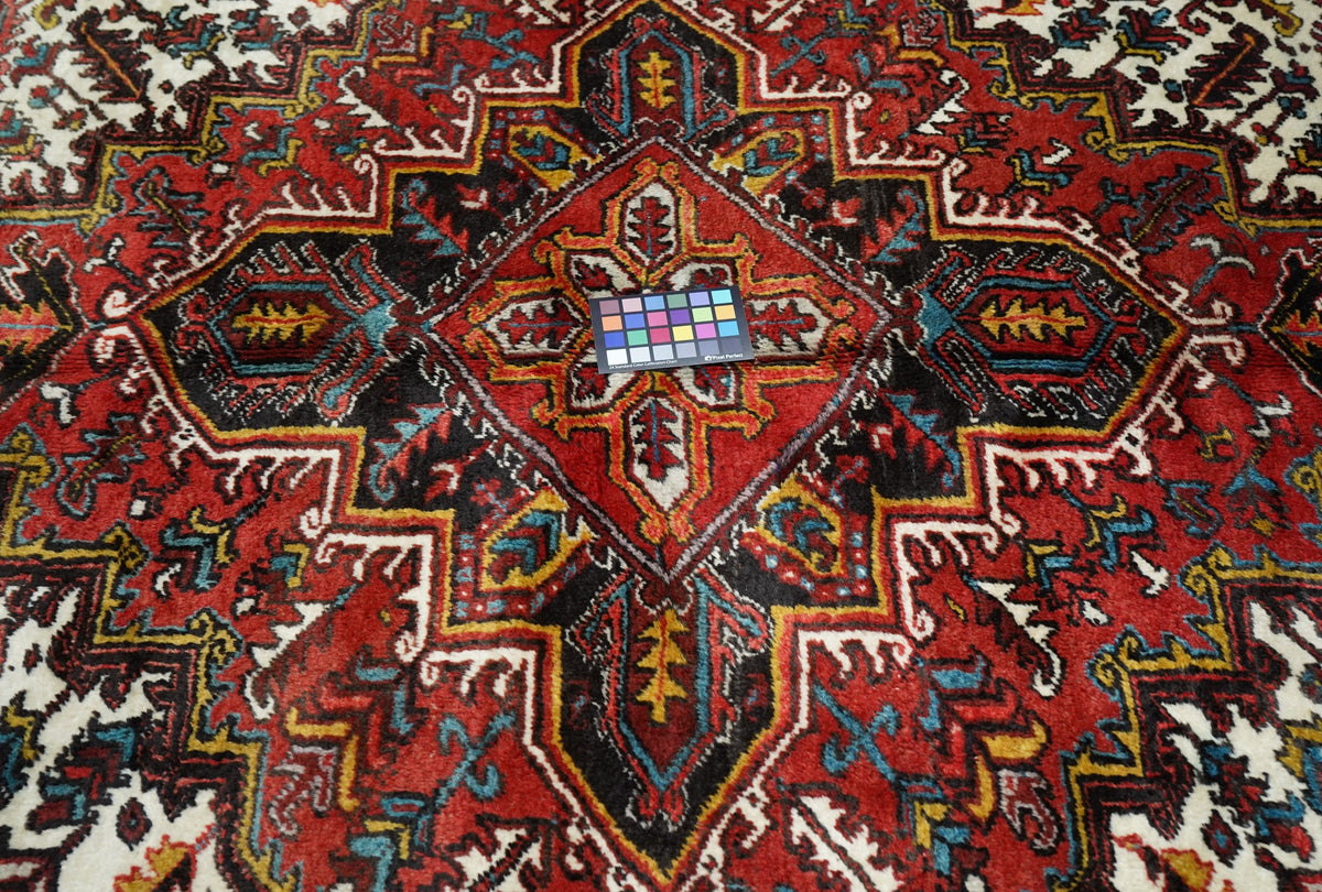 Vintage Heriz Rug 7'3'' x 8'6''