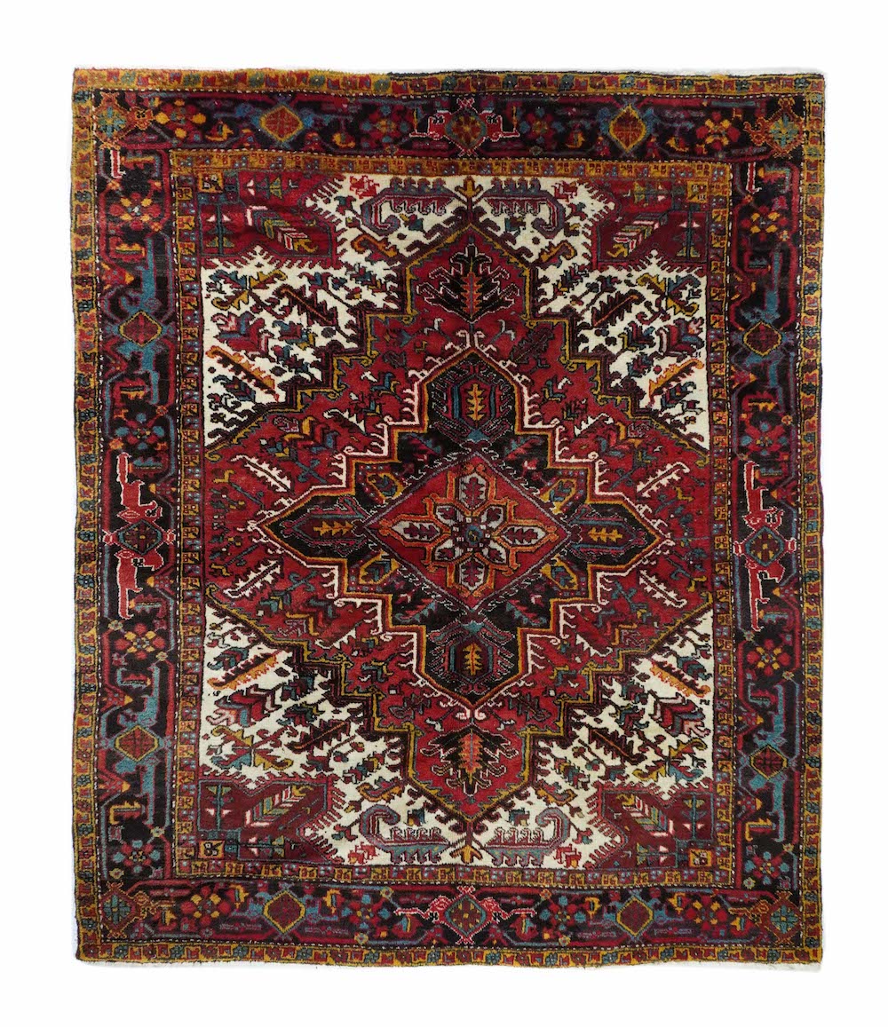 Vintage Heriz Rug 7'3'' x 8'6''