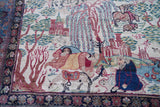 Antique  Lavar Kerman Rug 21'  x 29' 6'