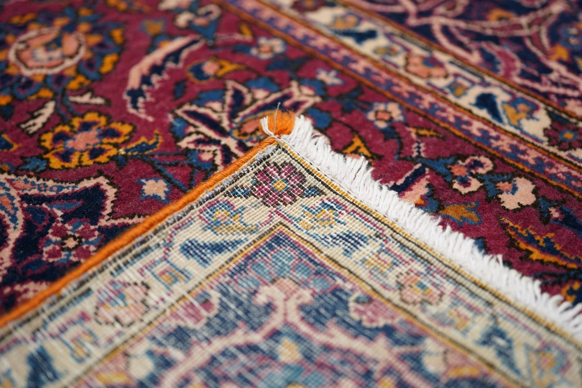 Vintage  Kashan Rug 4'4'' x 6'10''